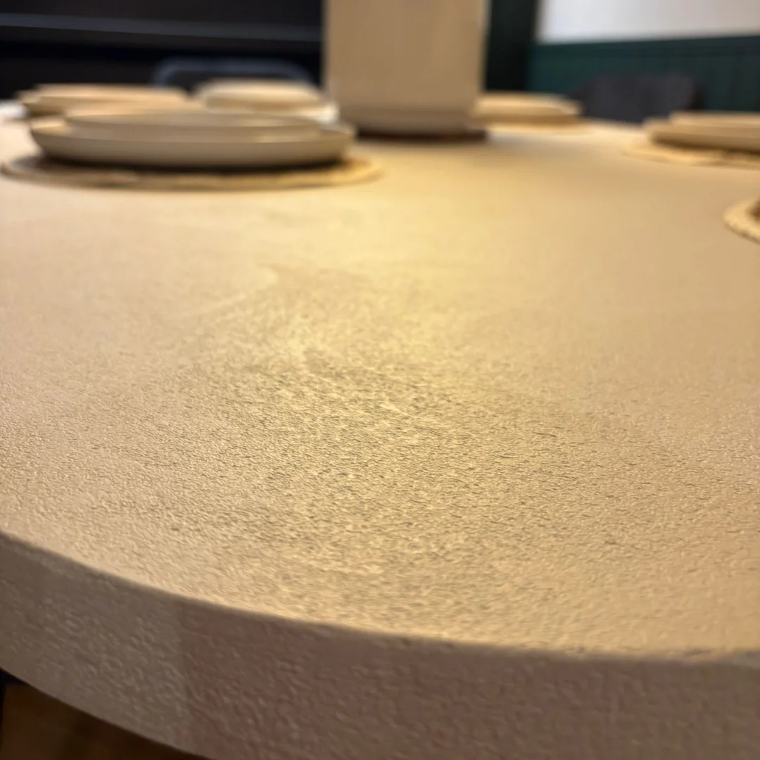 TCS Venetian Finishes - Dining Table close up detail TCS Venetian Finishes - Dining Table close up detail